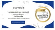 Emballage pharmaceutique : SGD Pharma obtient la notation de durabilité Or Ecovadis